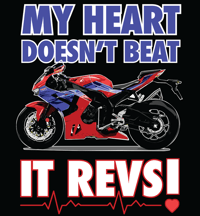 Image 2 of My Heart Revs! - T-Shirt