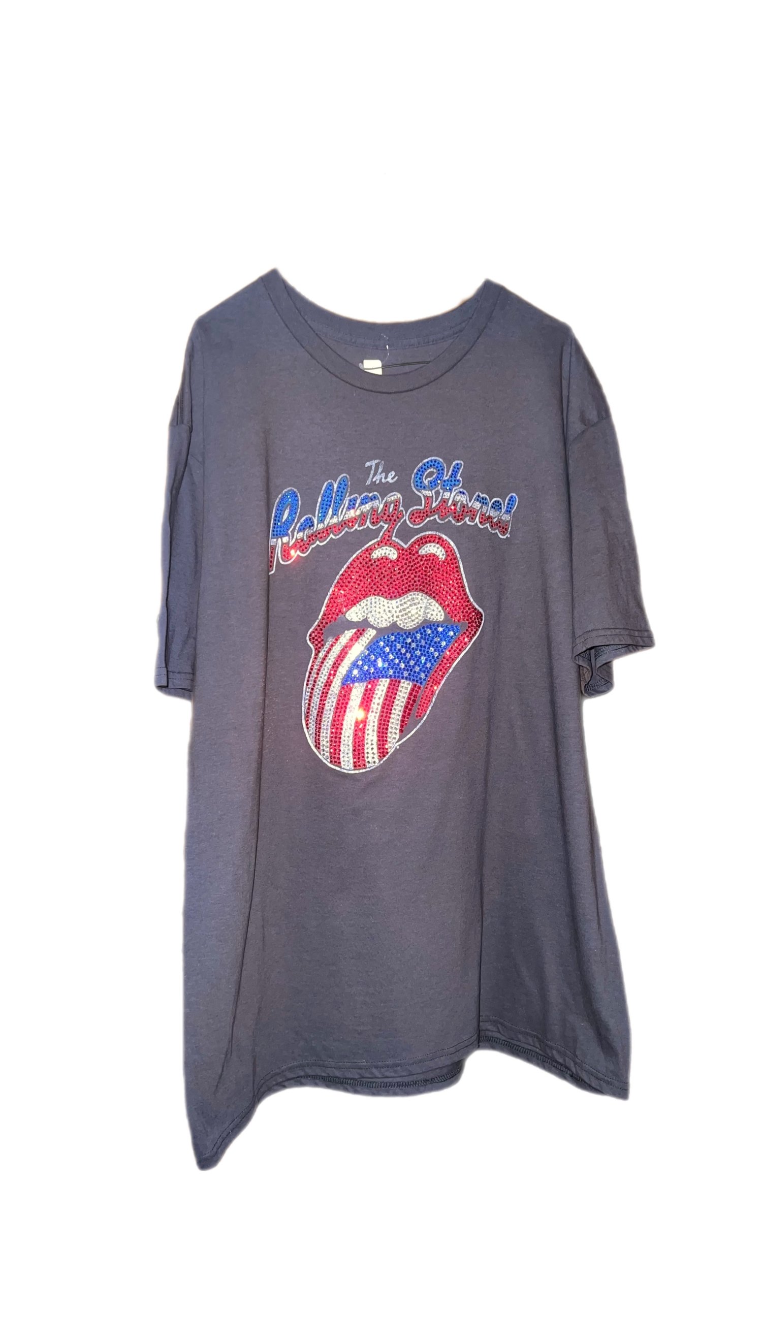 Image of ROLLING STONES X PAYCATION RHINESTONE TEE