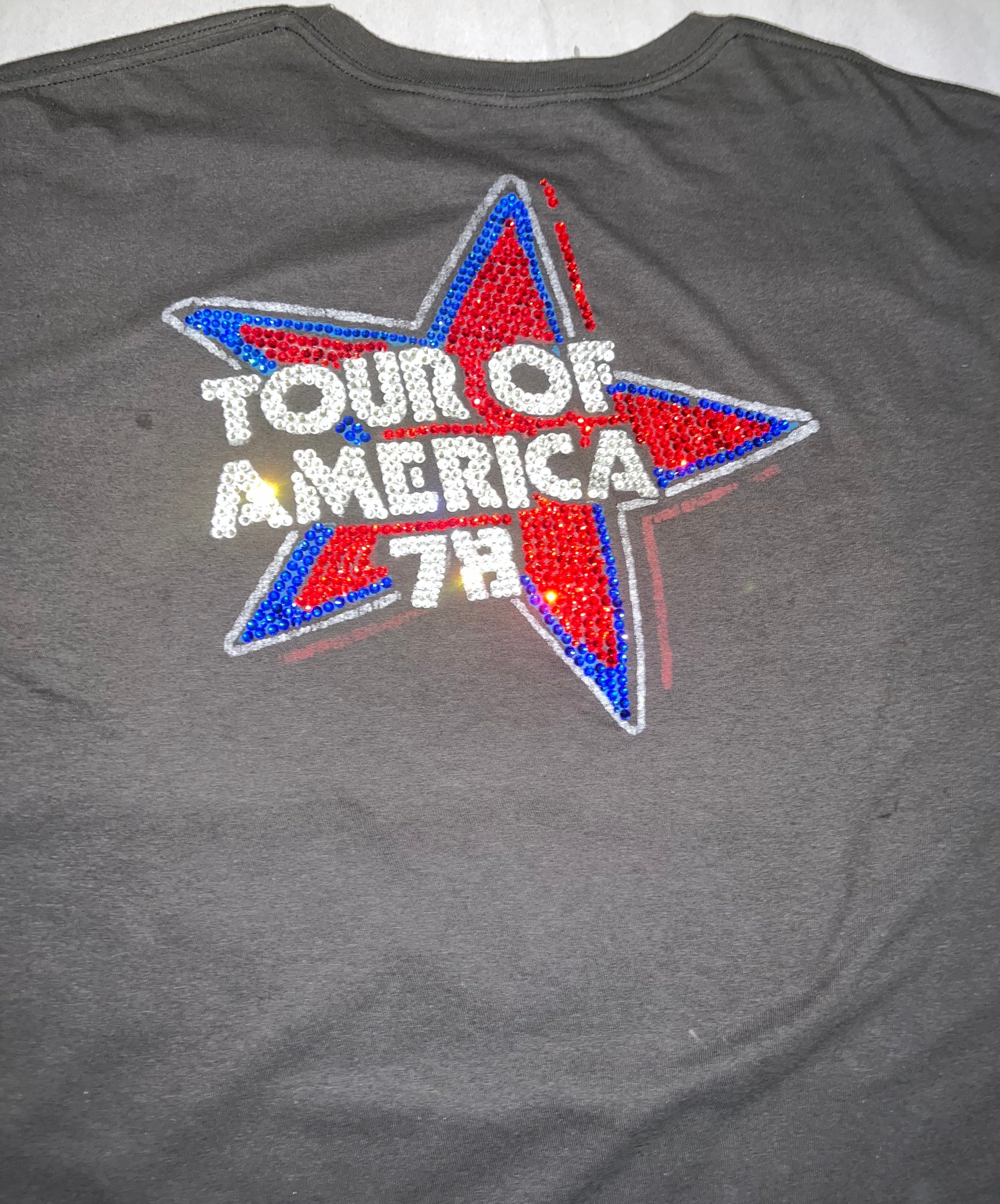 Image of ROLLING STONES X PAYCATION RHINESTONE TEE