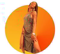 Image 1 of Sparkle Spark Double Slit Dress
