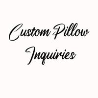 Image 1 of Custom 3D Sublimation/ Sequins/ Vinyl Pillows