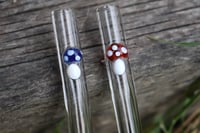 Image 4 of Mushroom Glass Drinking Straws 