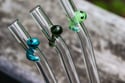 Snake Glass Drinking Straws