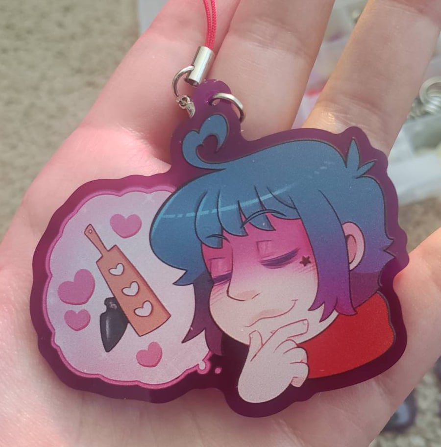 Dreaming Battam -- Solanaceae Colored Acrylic Charm