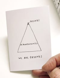 Image 2 of WE ARE FRIENDS - CARD