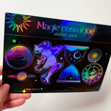 Image of MAGIE COSMIQUE - stickers holographiques âœ©
