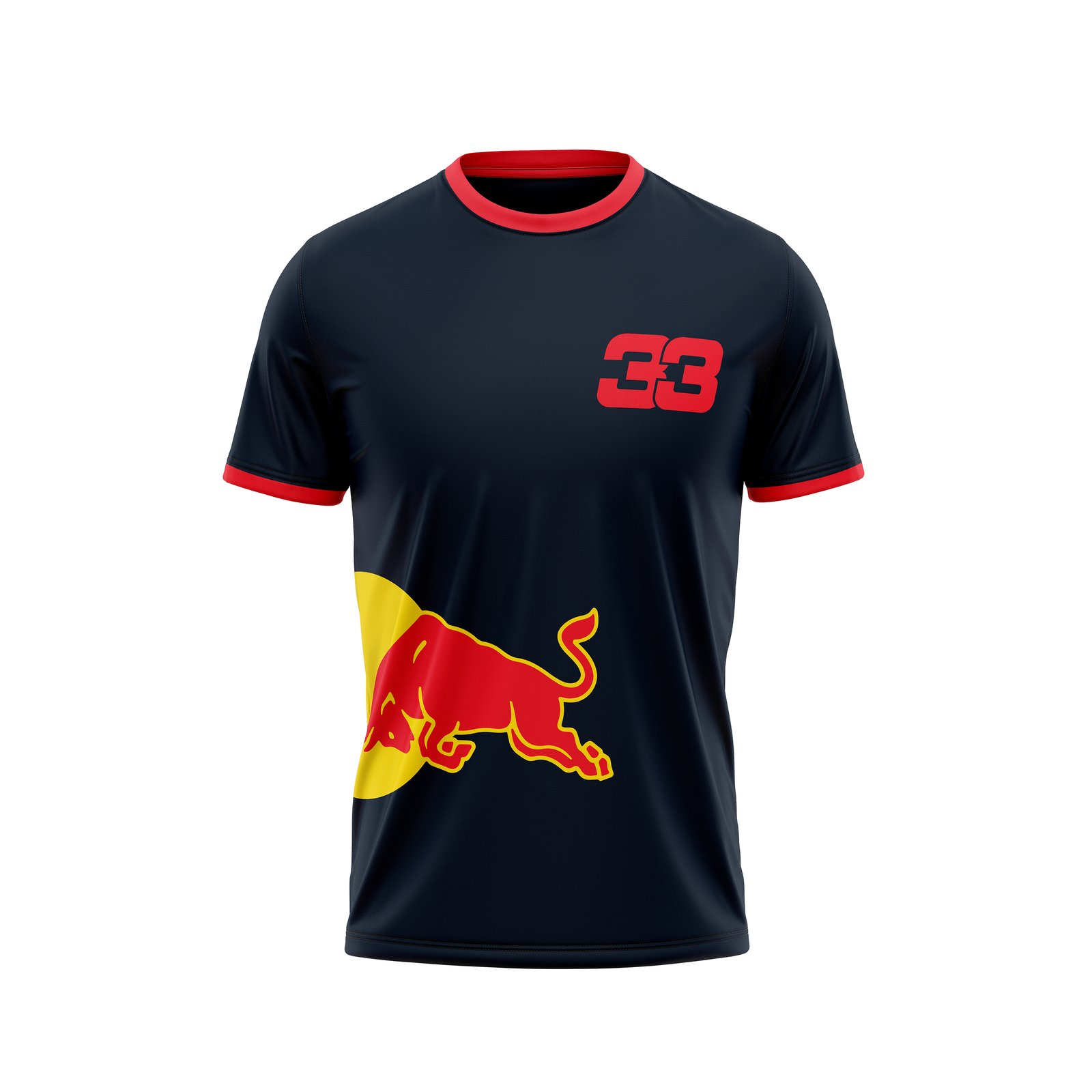 Red sales bull shirt