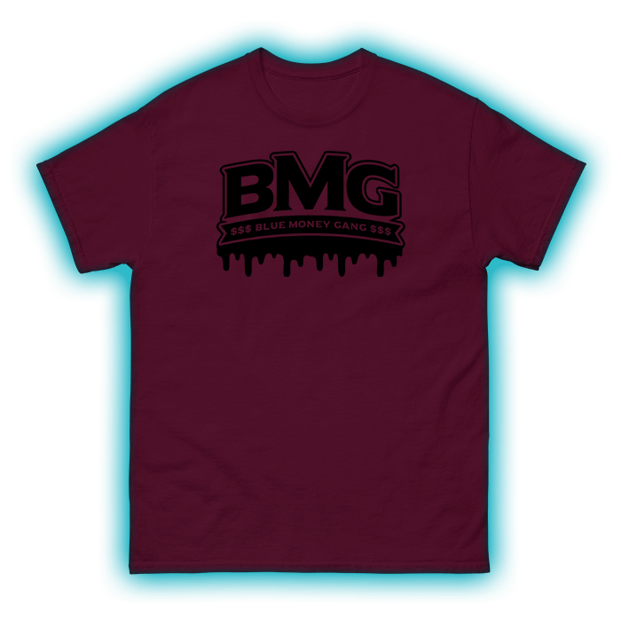 BMG BLACK CHEST DRIPPY LOGO 