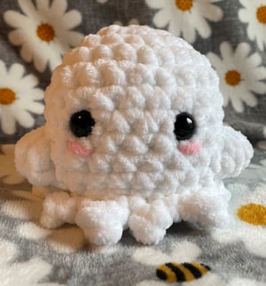 Image of Fluffy Crochet Ghost Plush