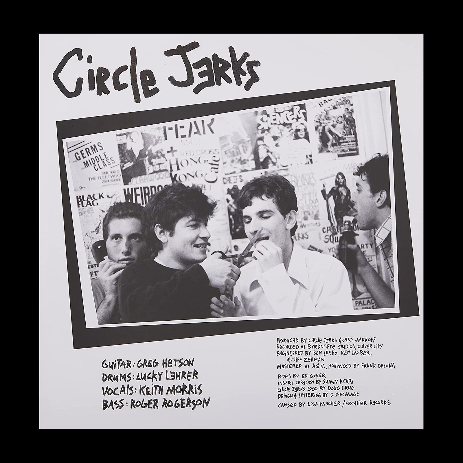h4>CIRCLE JERKS</h4><h5>Group Sex LP</h5><h6>Black Vinyl</h6