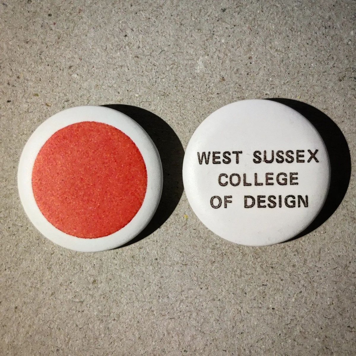 Image of Worthing Art College Badge and Union Card Pack (1986)