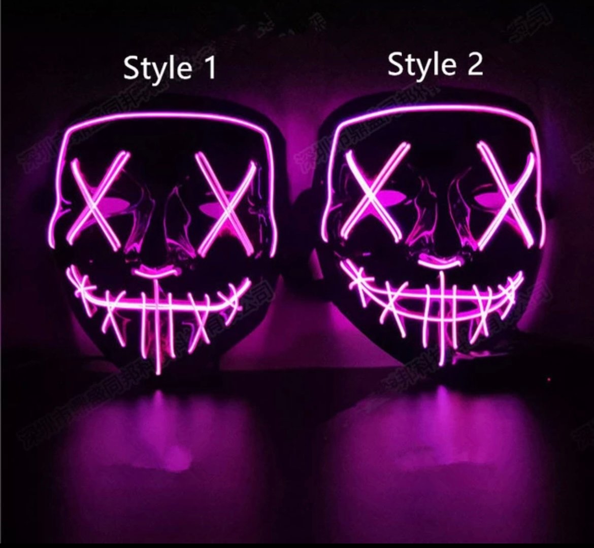 Image of Novelty Lights Halloween Masks 