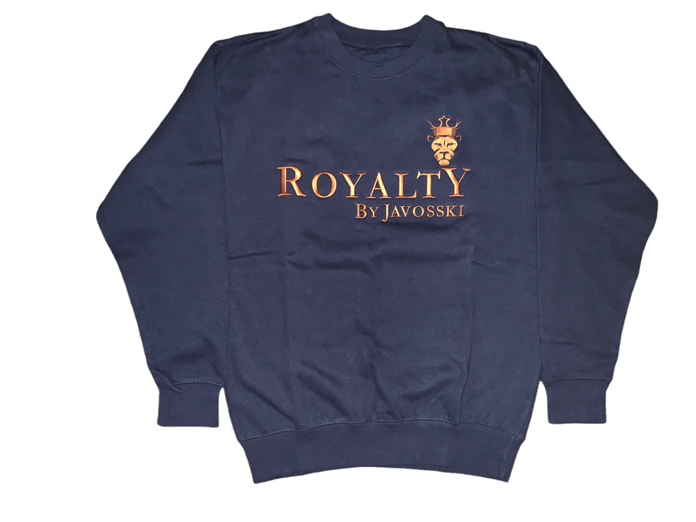 Image of Navy + Bronze Crewneck sweater