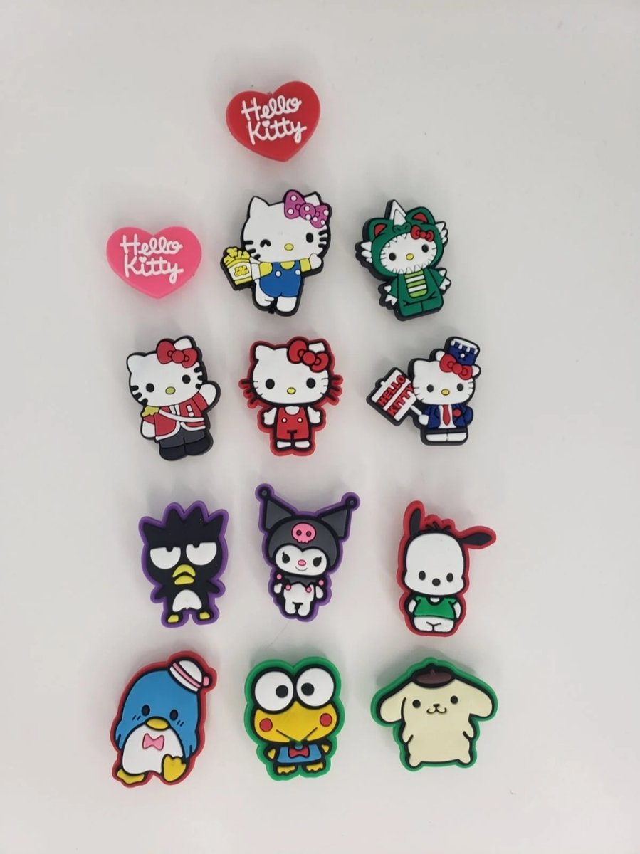 Hello kitty and friends croc charms | Mocha
