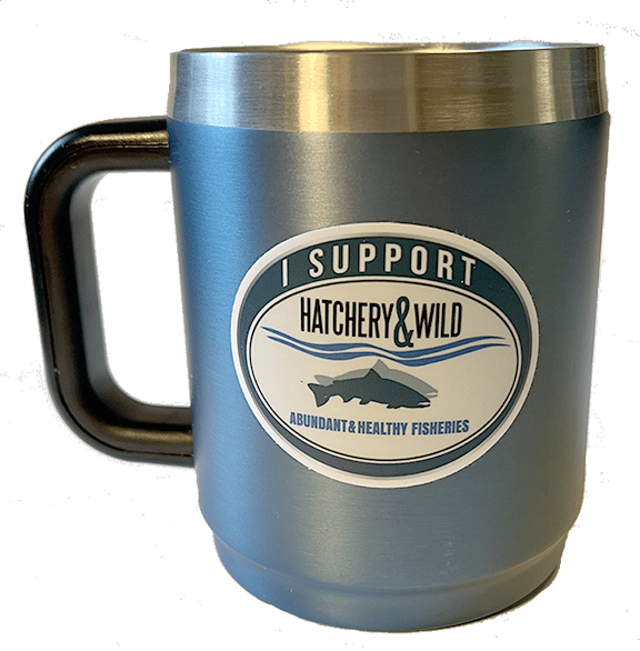 BlueGray VacuumSealed Stainless Steel Coffee Mug, 14 oz Hatchery