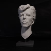 Image 3 of Cracked Actor - David Bowie - White Clay Sculpture
