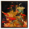 Original Canvas - Koi on Black/Gold - 60cm x 60cm