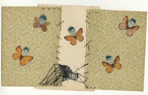 Image of Escape from Nowhere. Original framed paper collage.