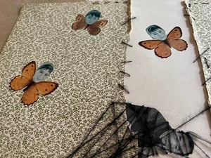 Image of Escape from Nowhere. Original framed paper collage.