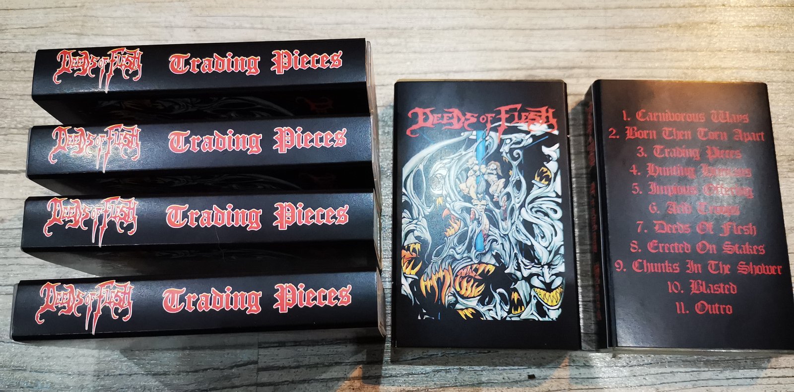 DEEDS OF FLESH Trading Pieces PRO-TAPE -Out Now !!!