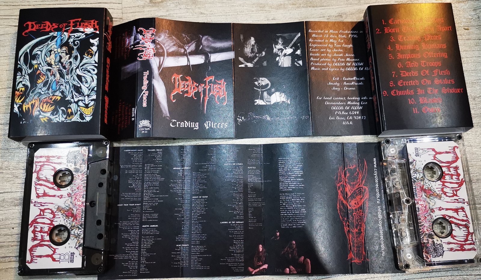 Y.A　deeds of flesh ２枚 Deeds Of Flesh - Trading Pieces (reissue) - Amazon.com Music