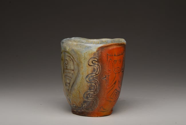 Hand Pinched Medicine Cup 