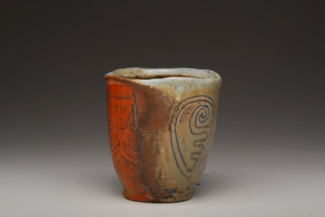 Hand Pinched Medicine Cup 