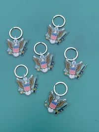 Image 2 of Eagle, Hammer Wrench, and Hammer Key Chain 