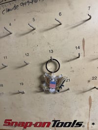 Image 3 of Eagle, Hammer Wrench, and Hammer Key Chain 