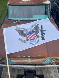 Image 1 of Eagle, Hammer Wrench, and FAL 3x5 Flag 