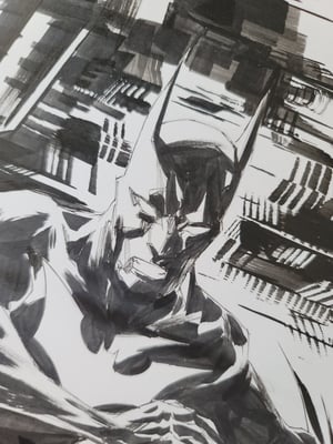 Batman Beyond The White Knight Original Cover Art 