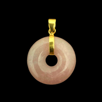 Image 1 of 10 K Classic Disc Pendant 