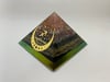 Sagittarius Pyramid for Confidence, Creativity, and Joy with Garnet and Citrine