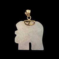 Image 2 of 10 K Gold Good Luck Elephant Pendant