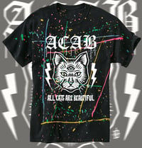 ACAB All Cats Are Beautiful splatter shirt