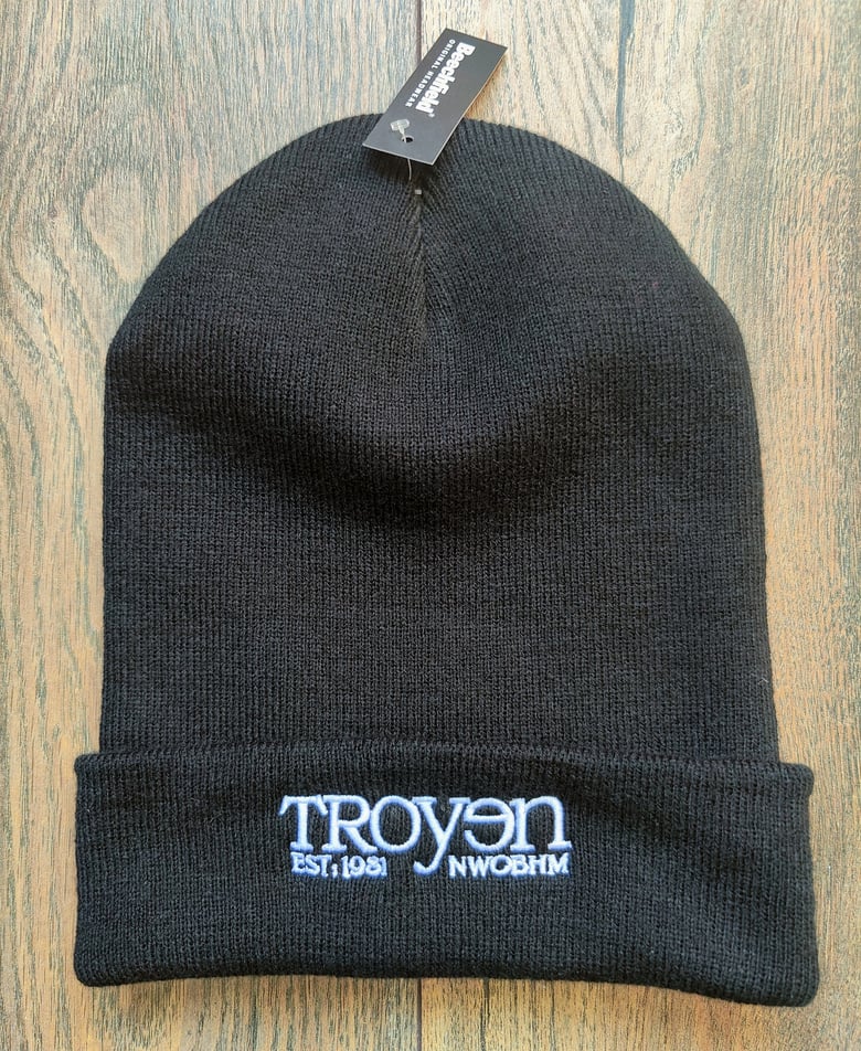 Image of Limited Edition Troyen logo embroidered pull-on Beanie Hats