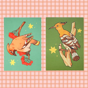 a6 bird prints