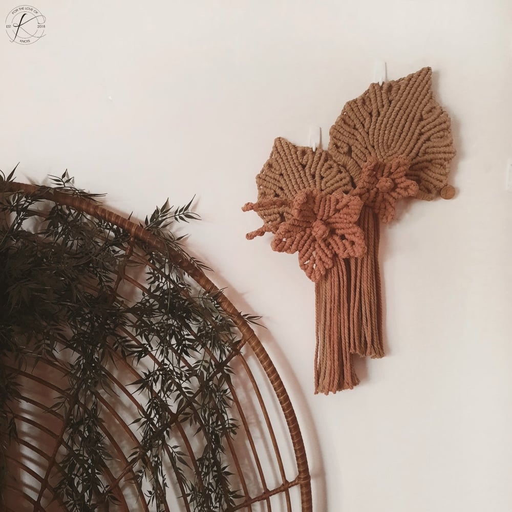 Image of Wall Fans - With Flowers
