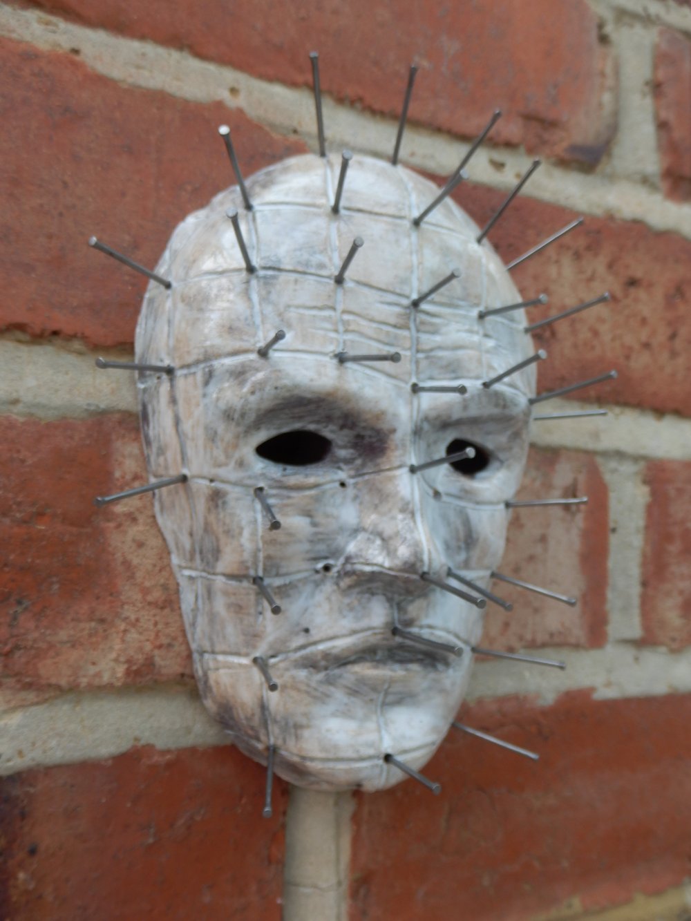 Pinhead Ceramic Face Wall Decor