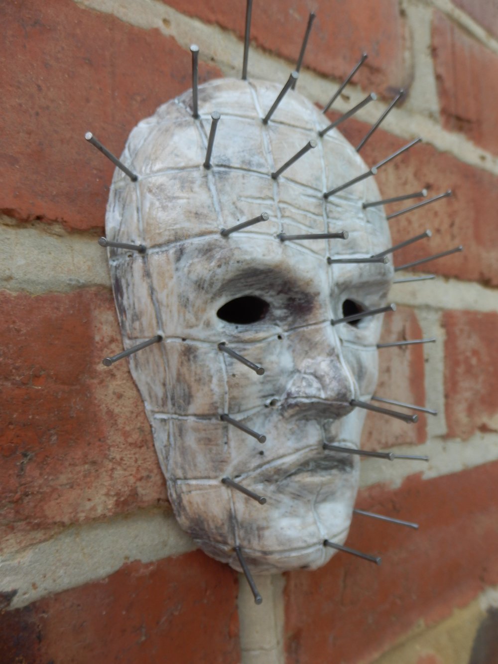 Pinhead Ceramic Face Wall Decor