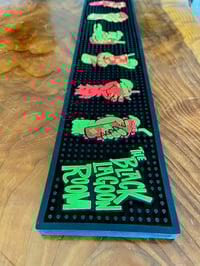 Image 2 of THIRSTY MONSTERS 23.5" x 4" Heavy-Duty Bar Rail Mat