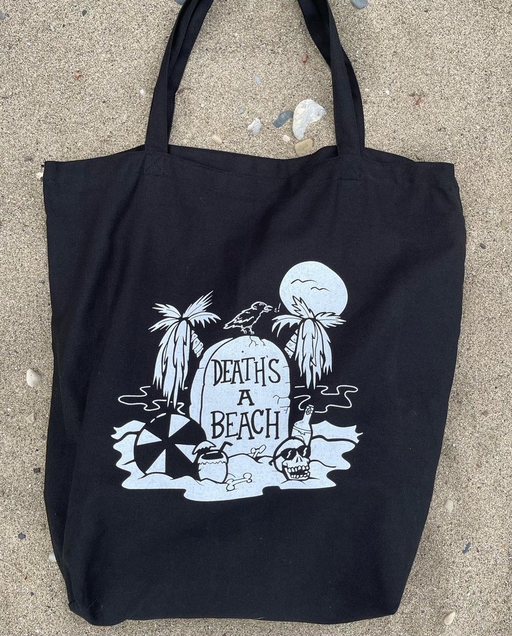 DEATH'S A BEACH Bundle - Towel, Beach Bag + 2 Plastic Tumblers