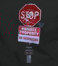 Image 1 of Shot Up Signs / CoA No. 55  T-Shirt