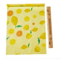 Yellow Lemon Beeswax Wrap