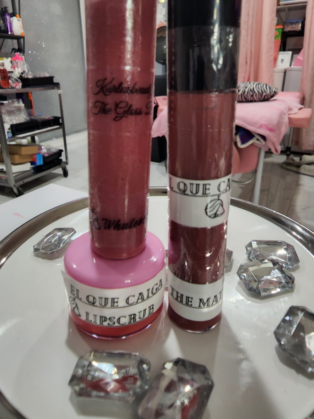 WHATEVER!! Gloss & EL QUE CAIGA! Matte WATERMELON & EL QUE CAIGA WATERMELON LIPSCRUB