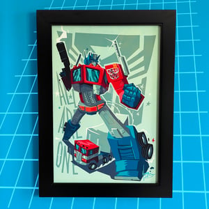 Image of "One Shall Stand" Transformers Tribute Prints