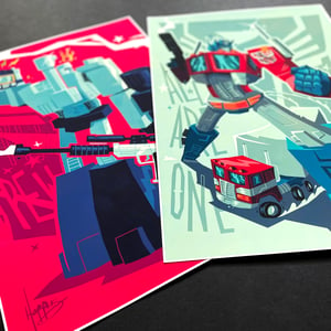 Image of "One Shall Stand" Transformers Tribute Prints
