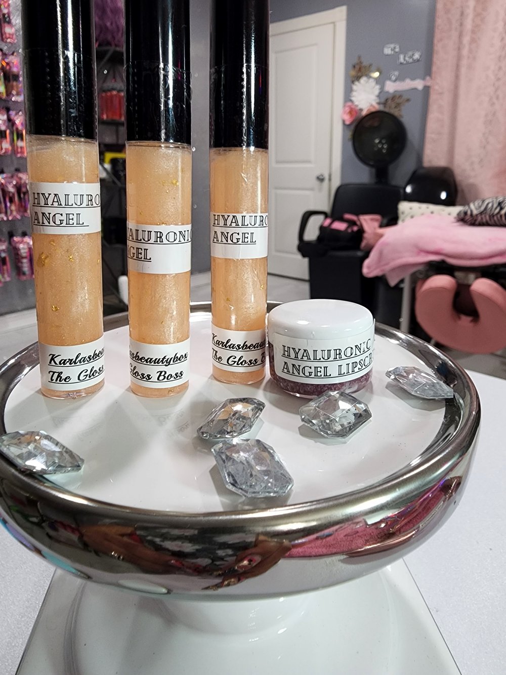Hyaluronic Angel & Soothing Lavender  Hyaluronic  Lip Scrub Duo