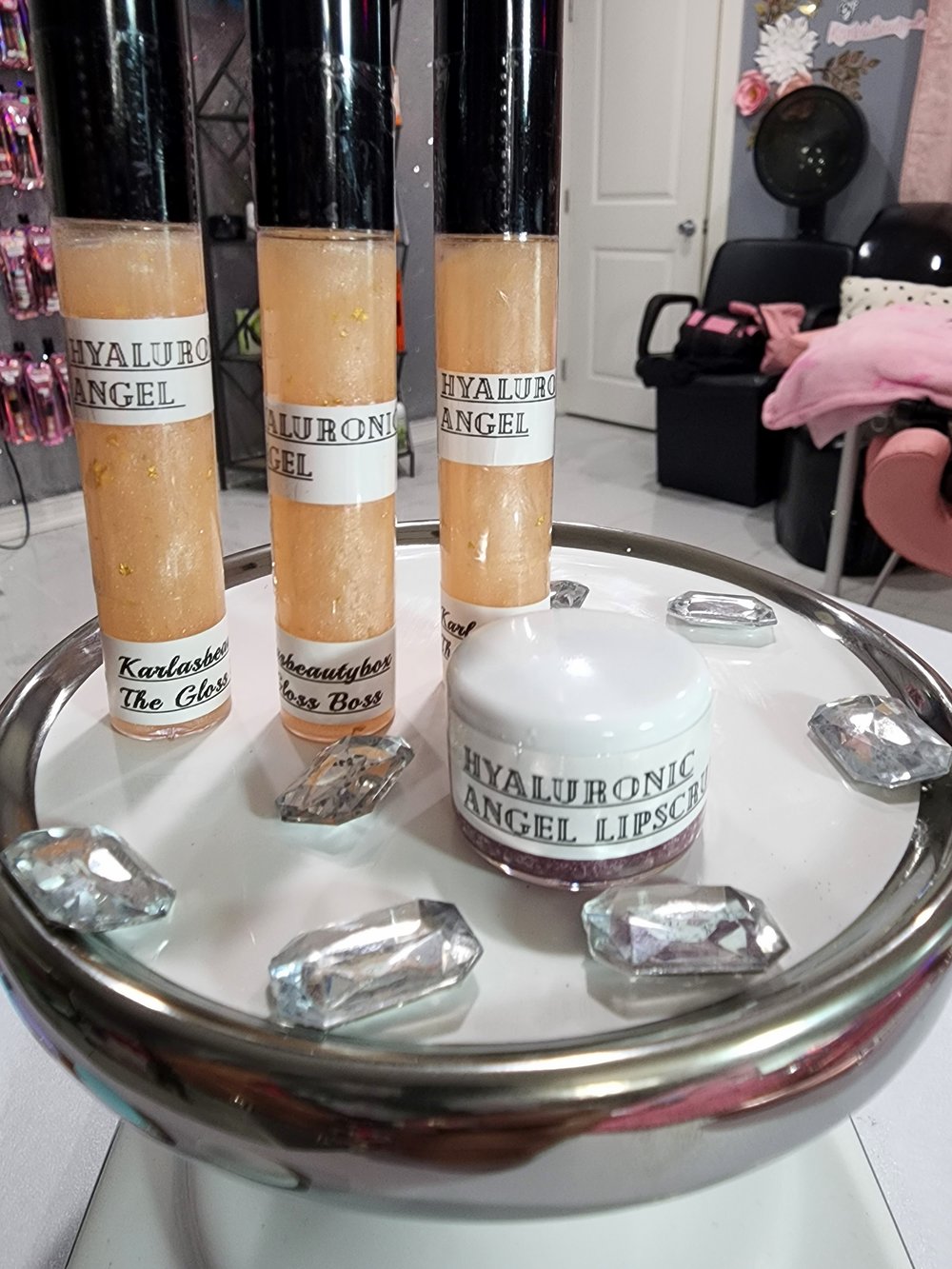 Hyaluronic Angel & Soothing Lavender  Hyaluronic  Lip Scrub Duo