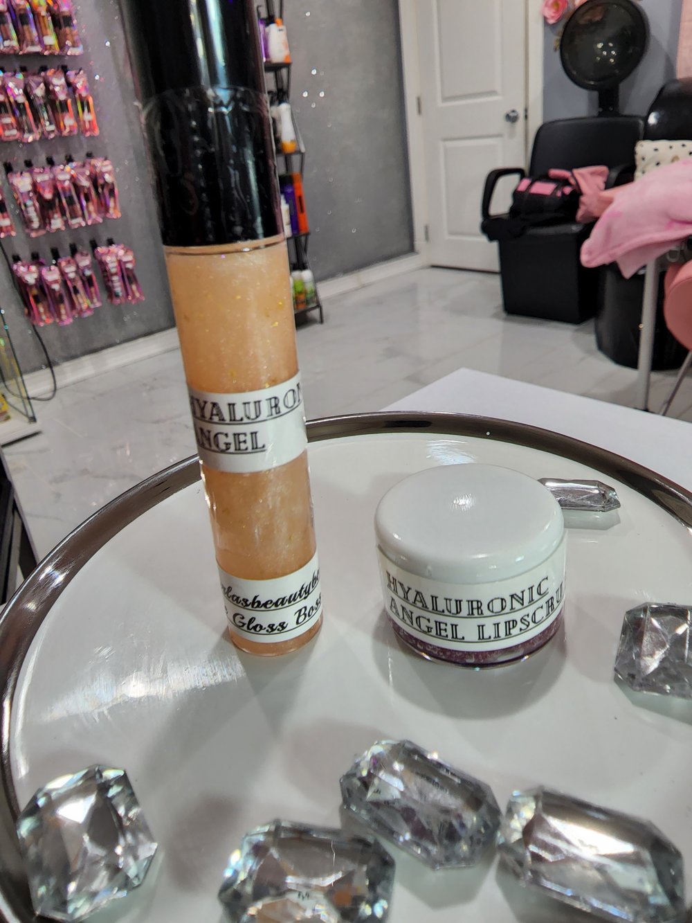 Hyaluronic Angel & Soothing Lavender Hyaluronic Lip Scrub Duo
